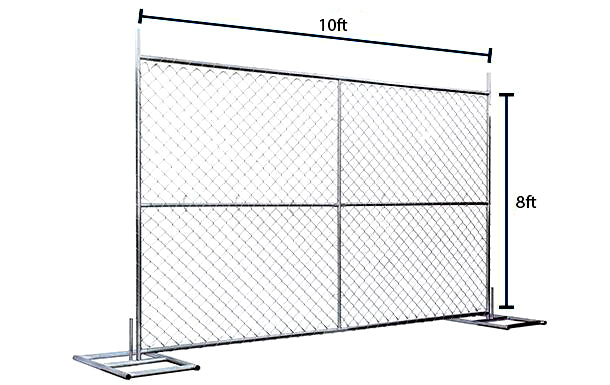 8'x10'x10' Chain Link Fence Garden Cage Panel Kit in Charlotte NC