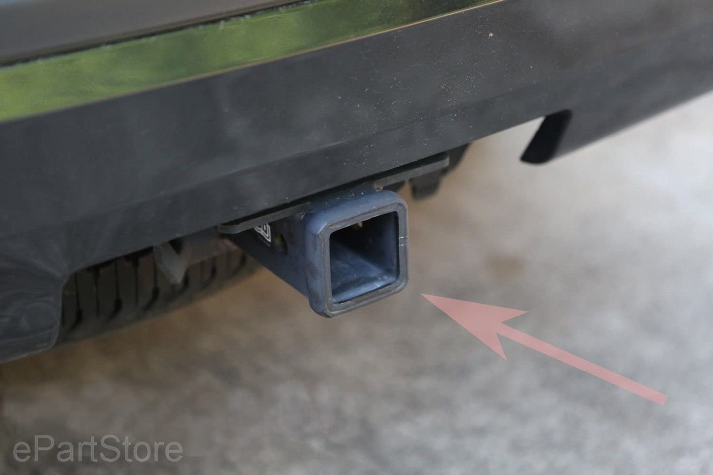 Heavy Duty, Black Hitch Cover Plug for 1.25", 2" and 2.5" Hitch Receivers