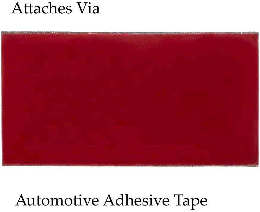 USA 3D Metal Flag Auto Emblem for Cars Trucks 2pcs Forward and Reverse Set (5"x3", Black & Red Line)