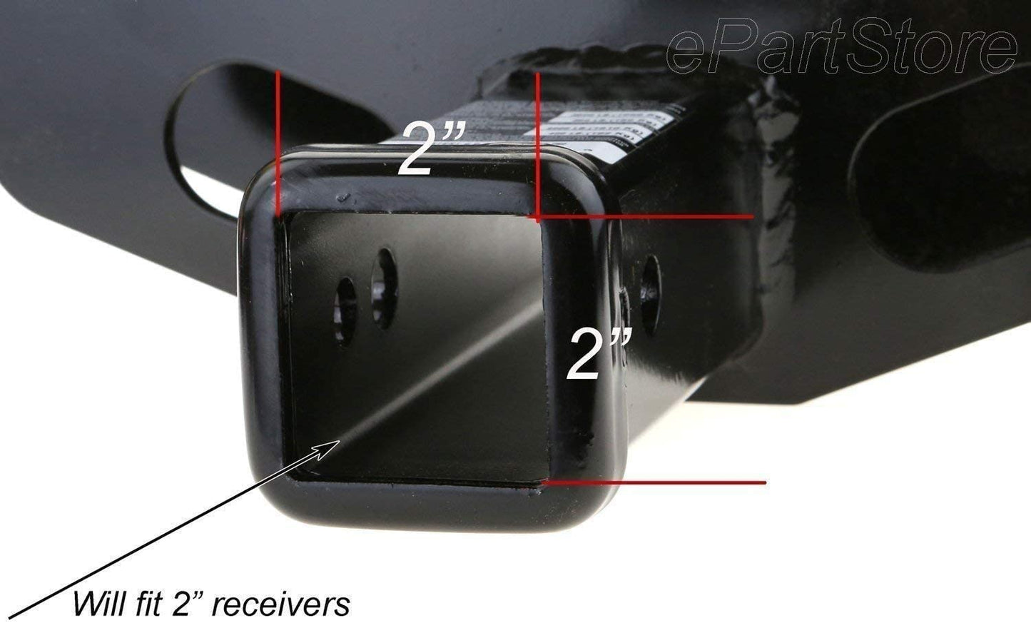 eVerHITCH Blue Line Hitch Cover Plug for 1.25"and 2" Hitch Receivers