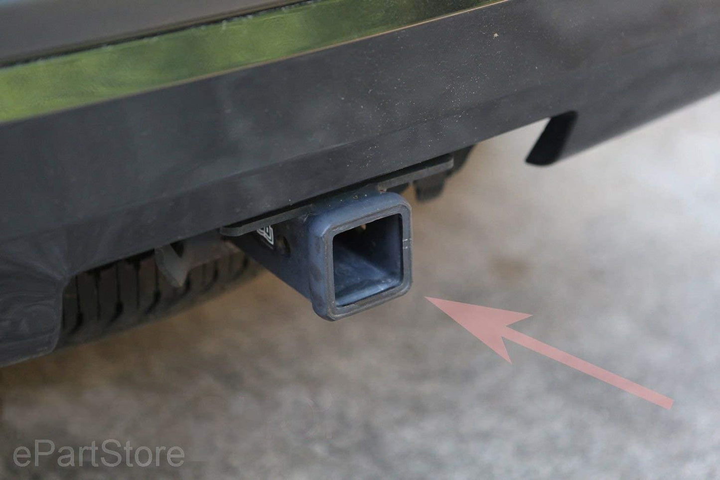Blank Metal Hitch Cover (Fits 2", 2.5", 3" Receiver, Black Map 7"x4")