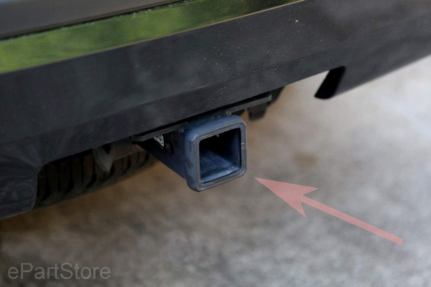 US Black Flag Hitch Cover Plug (Fits 2" Receiver, Black with Thin Blue Line)