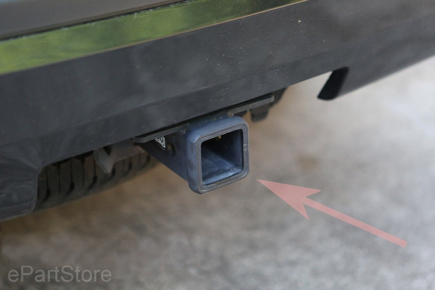 Blank Metal Hitch Cover (Fits 1.25", 2", and 2.5" Receiver, Red 5"x3")