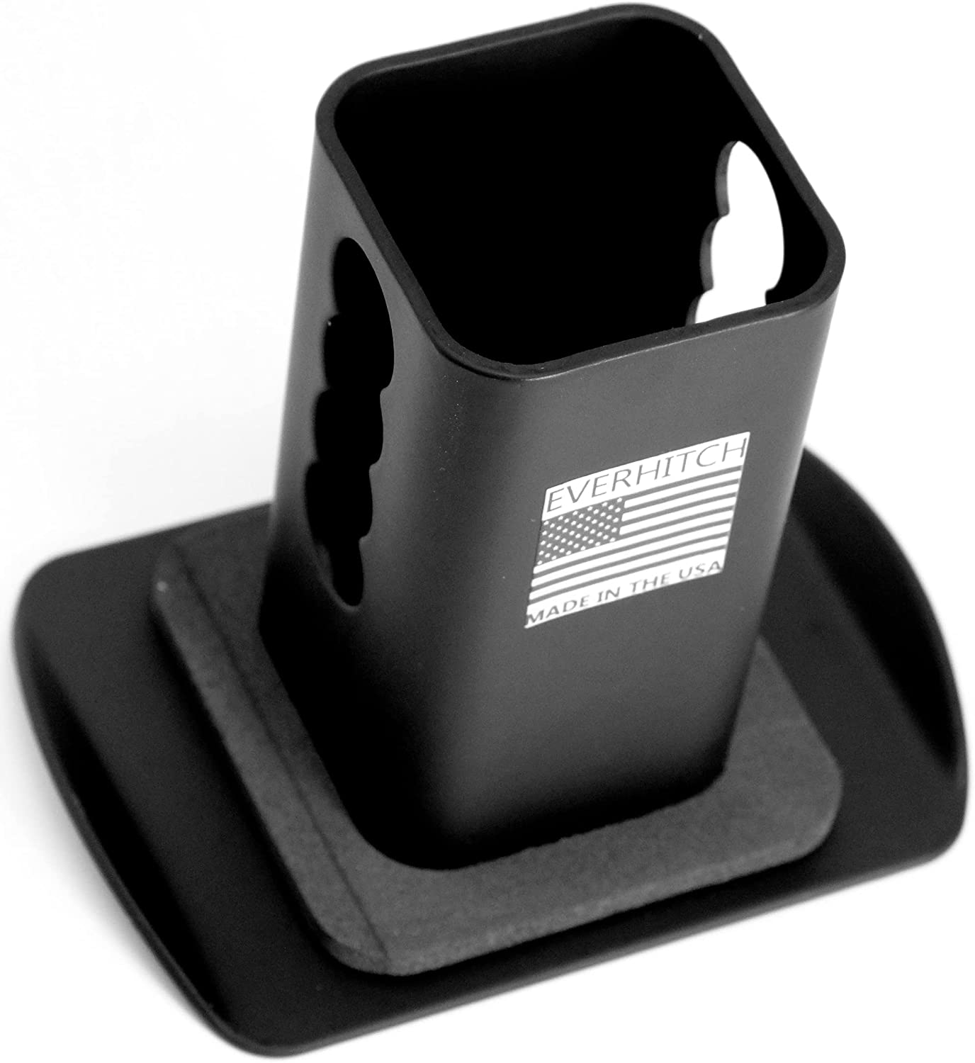 Blank Metal Hitch Cover (Black 3"x4")
