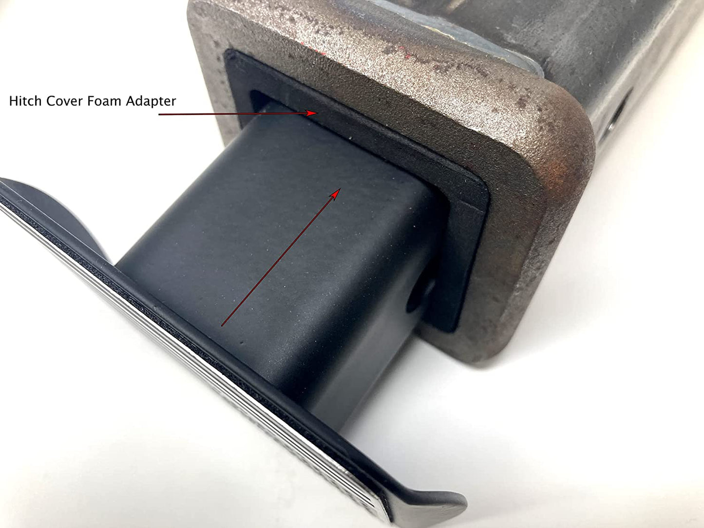 Hitch Cover Adapter Insert for Adapting Hitch Cover to Various Size Hitch RECEIVERS, Fits 3", 2.5" and 2" Receivers