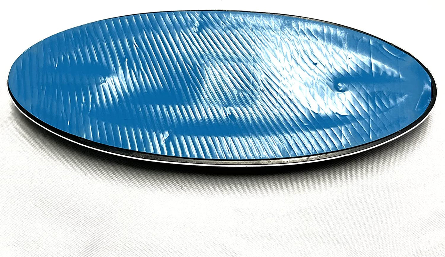 American Black and Chrome Flag Emblem, 7" or 9" Oval Decal Badge Nameplate for Ford F150 F250 F350