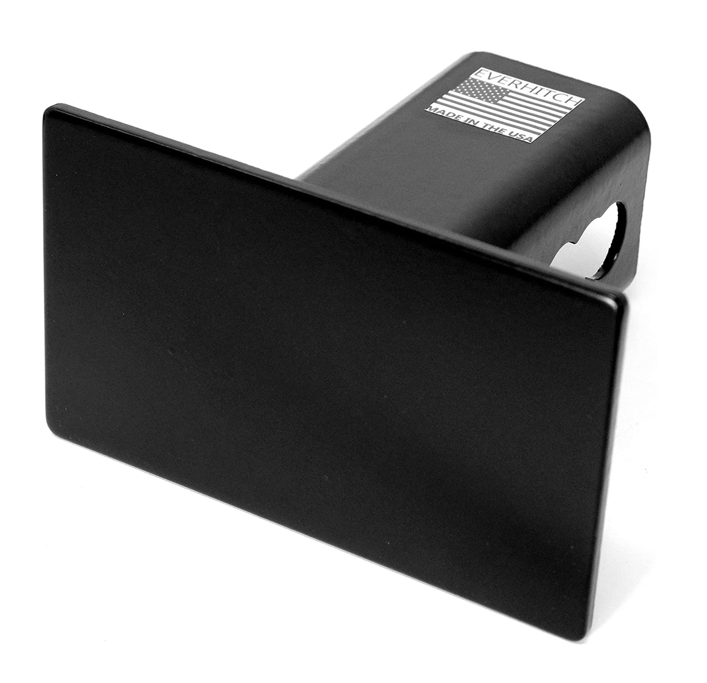 5x3 Blank Metal Hitch Cover (Black 5"x3")