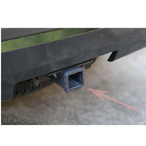 American Flag Black & White Metal Hitch Cover (Fits 2" or 2.5" Receivers)