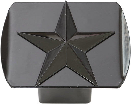 LFPartS Black Star Metal Hitch Cover