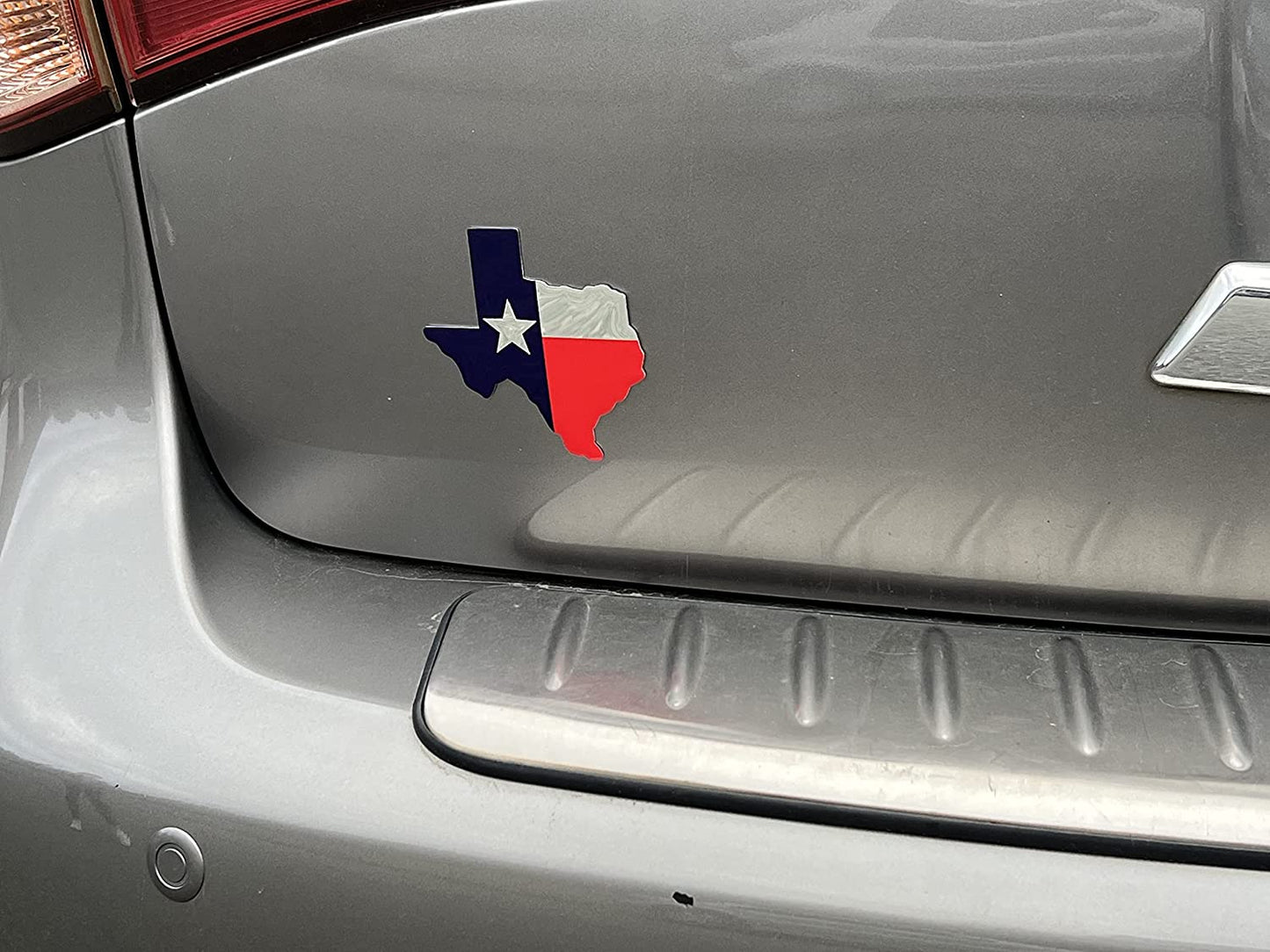 Texas State Flag Metal Flag Auto Fender Emblem for Cars Trucks (4"x3", Color)