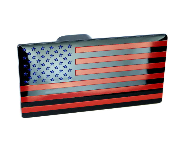 eVerHITCH Red and Blue USA Flag Hitch Cover