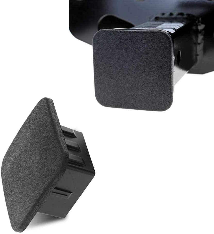 Heavy Duty, Black Hitch Cover Plug for 1.25", 2" and 2.5" Hitch Receivers